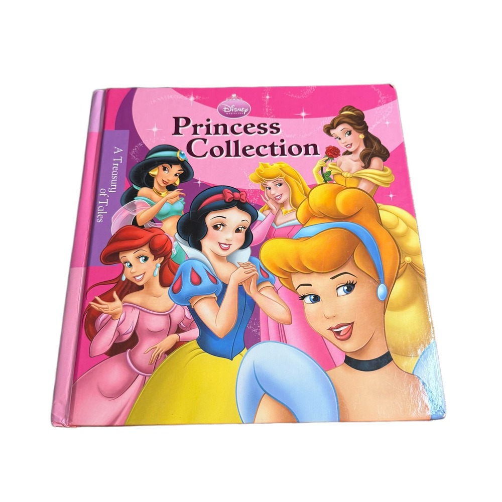 Disney Princess Collection A Treasury of Tales Hardcover Book 9781423122609 Pink